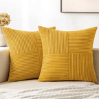 Plush Cushion Cover with Concealed Zip, 45 x 45 cm