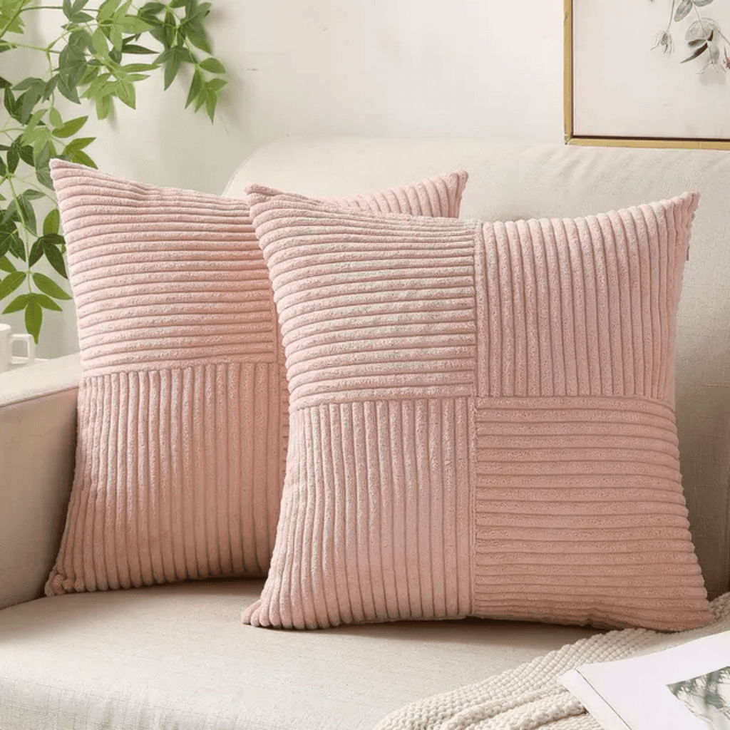 Plush Cushion Cover with Concealed Zip, 45 x 45 cm