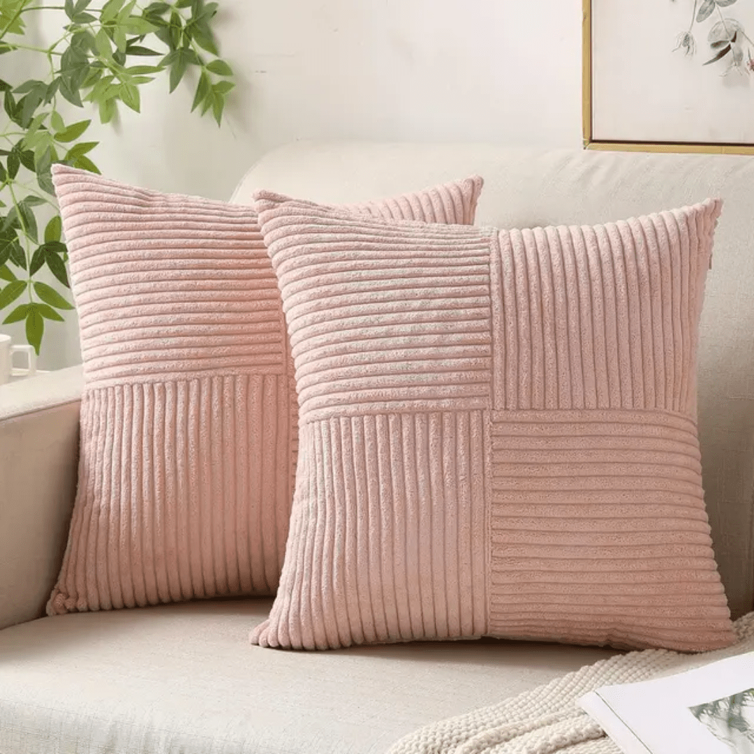 Plush Cushion Cover with Concealed Zip, 45 x 45 cm