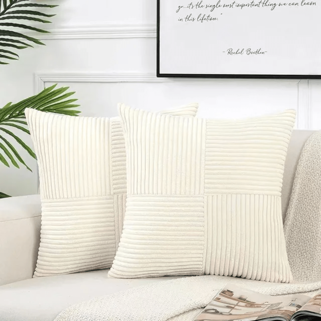 Plush Cushion Cover with Concealed Zip, 45 x 45 cm