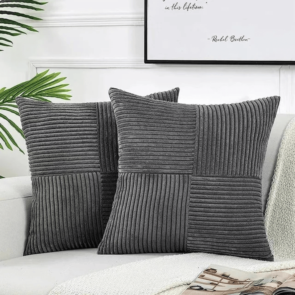 Plush Cushion Cover with Concealed Zip, 45 x 45 cm