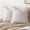 Nordic Stripe Jacquard Cushion Cover
