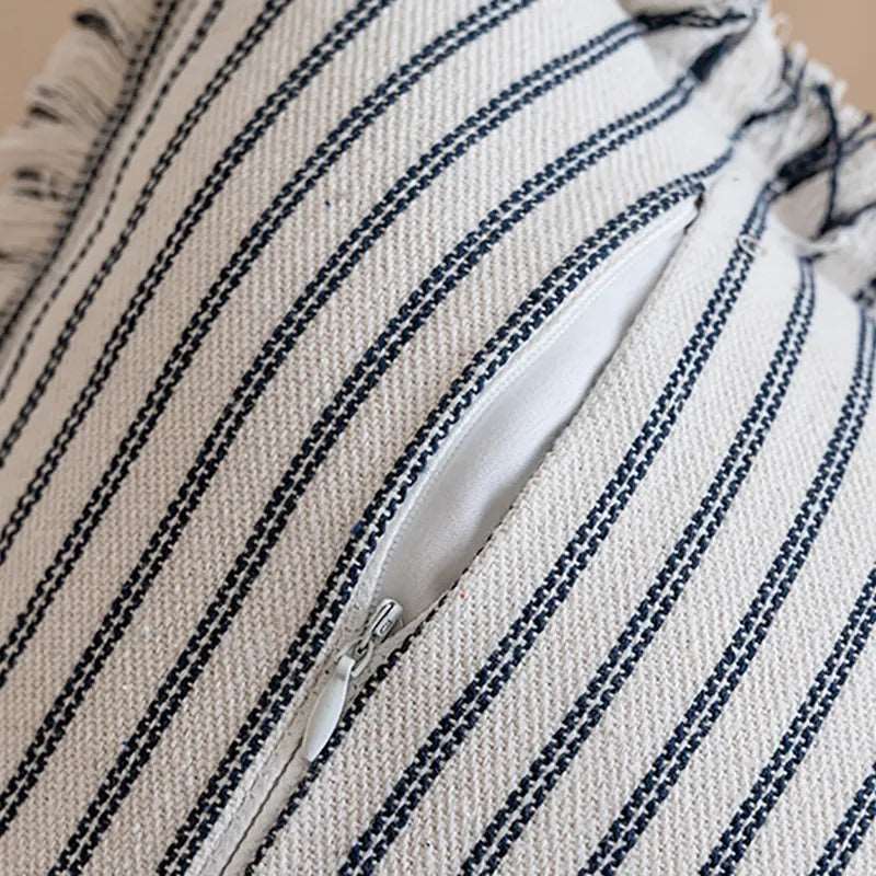 Nordic Stripe Jacquard Cushion Cover