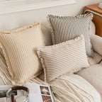 Nordic Stripe Jacquard Cushion Cover