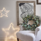 LED Christmas Star Window Light, 60 cm with 6-Hour Timer - product view 3
