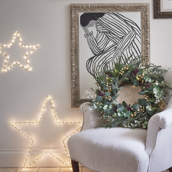LED Christmas Star Window Light, 60 cm with 6-Hour Timer - product view 3