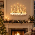 Battery-Powered LED Winter Forest Wall Decoration
