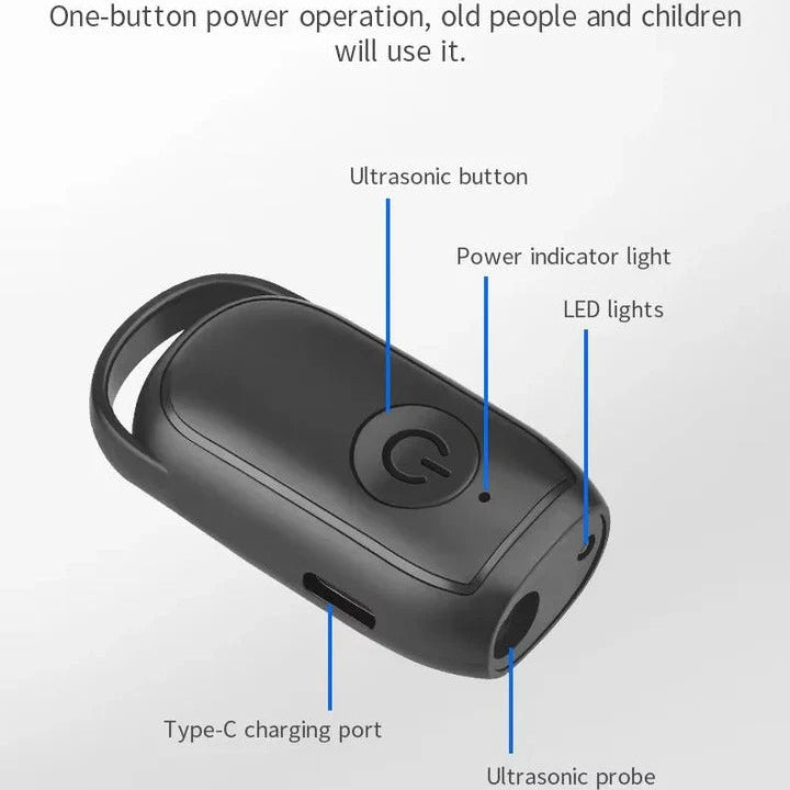 Handheld Ultrasonic Dog Training Device, Battery Powered — product view 2