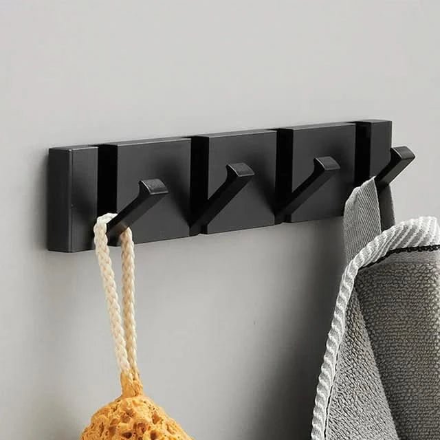 Folding Aluminium Wall Hook Rack, 2 to 5 Hooks — product view 9