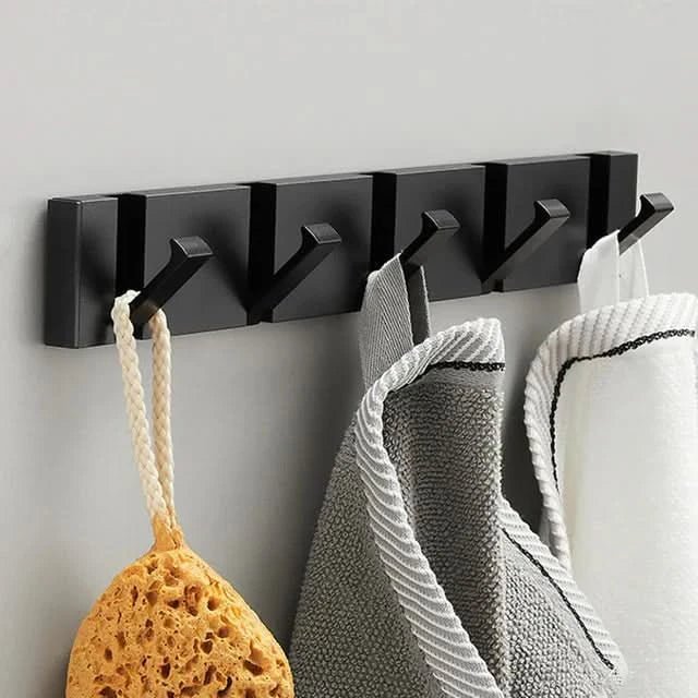 Folding Aluminium Wall Hook Rack, 2 to 5 Hooks — product view 10