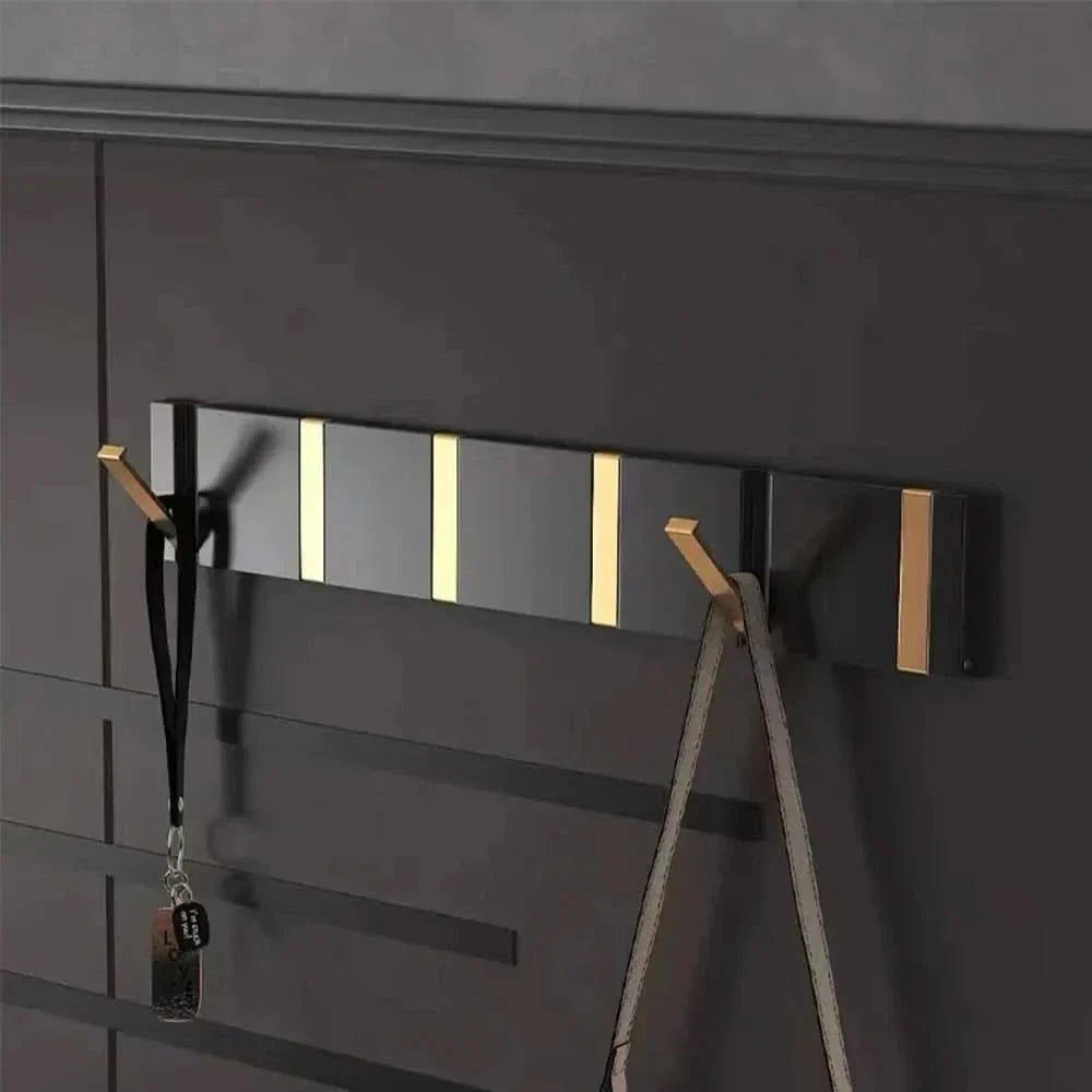 Folding Aluminium Wall Hook Rack, 2 to 5 Hooks — product view 2