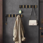 Folding Aluminium Wall Hook Rack, 2 to 5 Hooks — product view 3