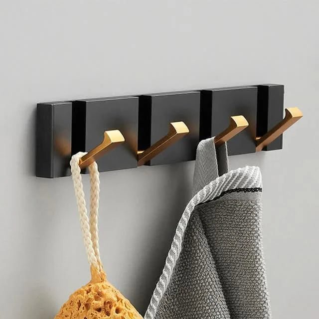 Folding Aluminium Wall Hook Rack, 2 to 5 Hooks — product view 5