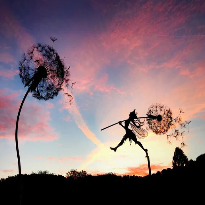 Metal Fairy and Dandelion Garden Stake Decoration — product view 7