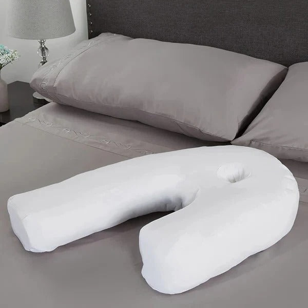 Memory Foam Side Sleeper Pillow with Ear Opening — product view 2
