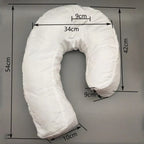 Memory Foam Side Sleeper Pillow with Ear Opening — product view 4