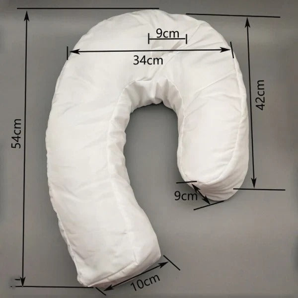 Memory Foam Side Sleeper Pillow with Ear Opening — product view 4