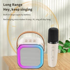 Rechargeable Mini Karaoke Speaker with Wireless Microphones — product view 5