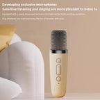 Rechargeable Mini Karaoke Speaker with Wireless Microphones — product view 3