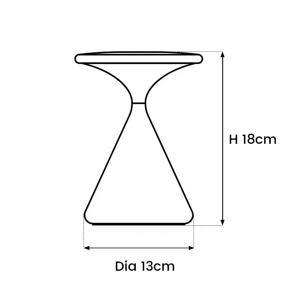 Hourglass LED Table Lamp, Rechargeable Touch-Dimming Light - product view 10