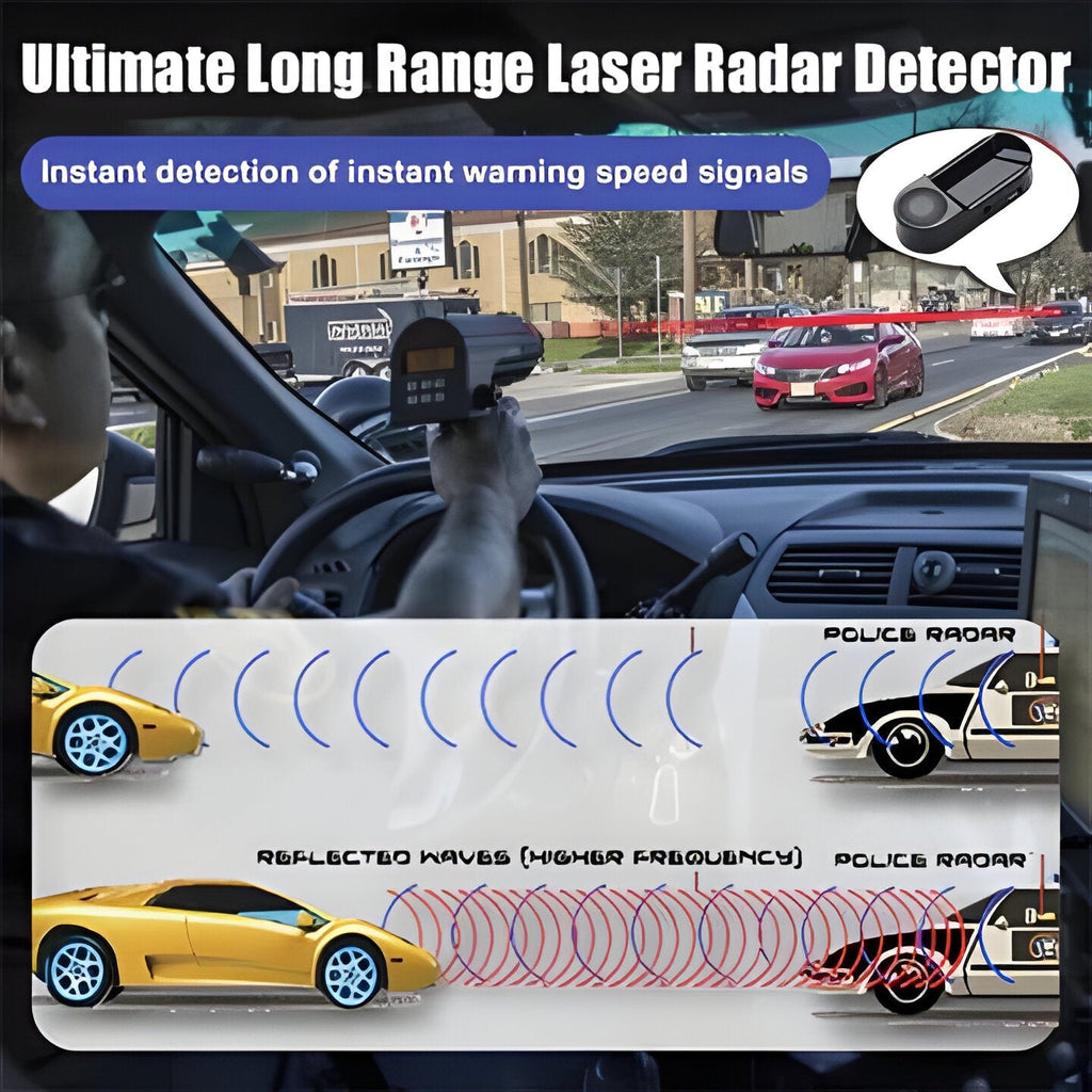 Vehicle Electronic Detector, Compact Dashboard Accessory — product view 7