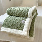 Sherpa Throw Blanket — Matcha