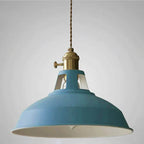 Industrial Metal Pendant Light, Retro Single-Bulb Ceiling Lamp — product view 11
