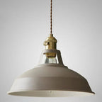 Industrial Metal Pendant Light, Retro Single-Bulb Ceiling Lamp — product view 2