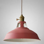 Industrial Metal Pendant Light, Retro Single-Bulb Ceiling Lamp — product view 4