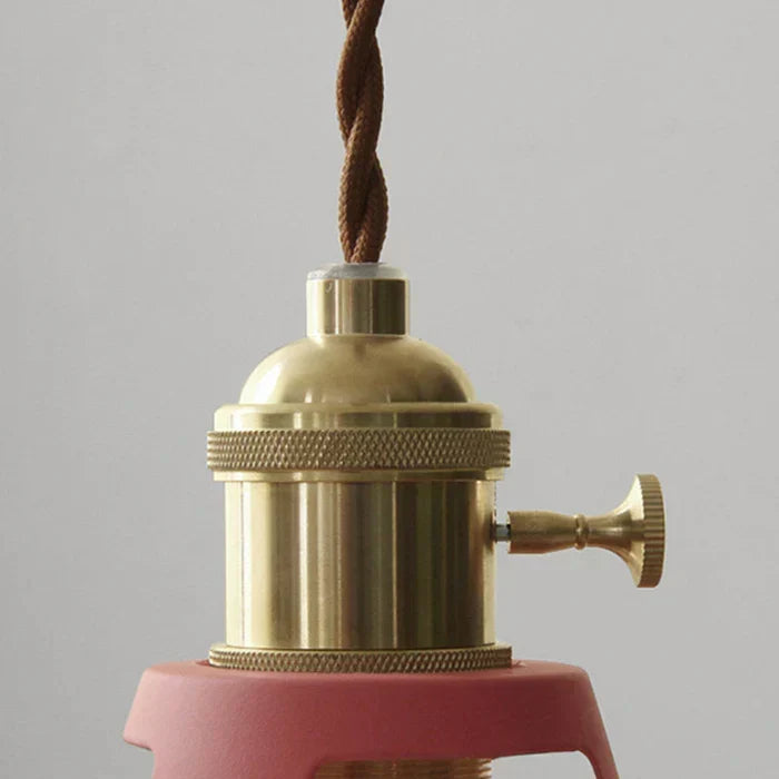 Industrial Metal Pendant Light, Retro Single-Bulb Ceiling Lamp — product view 8