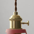 Industrial Metal Pendant Light, Retro Single-Bulb Ceiling Lamp — product view 8