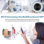1080p Wi-Fi Mini Security Camera with Infrared Night Vision — product view 5