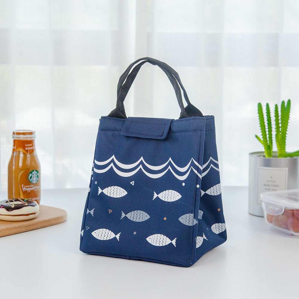 Patterned Insulated Lunch Bag