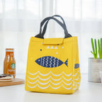 Patterned Insulated Lunch Bag