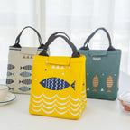 Patterned Insulated Lunch Bag