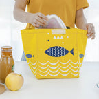 Patterned Insulated Lunch Bag