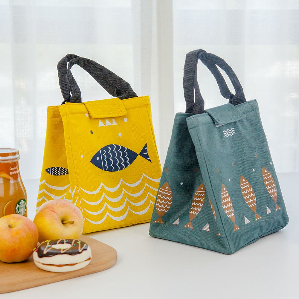 Patterned Insulated Lunch Bag