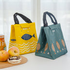 Patterned Insulated Lunch Bag
