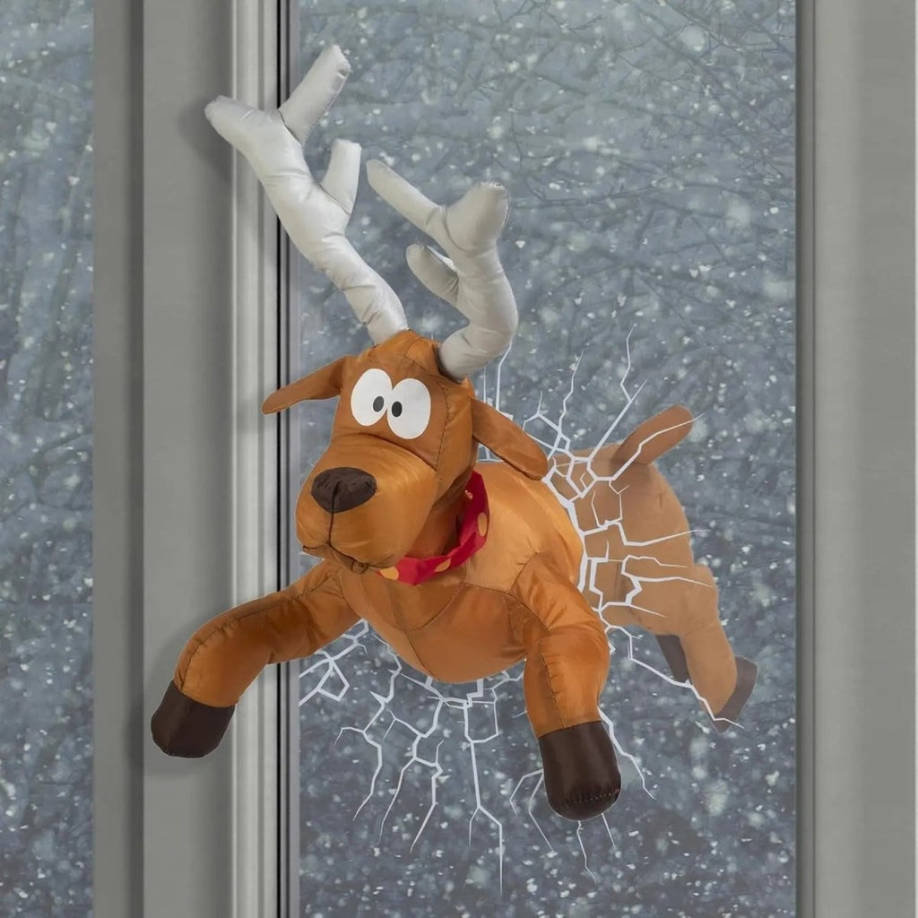 Battery-Powered Animated Christmas Window Decoration