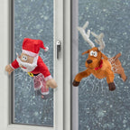 Battery-Powered Animated Christmas Window Decoration