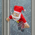 Battery-Powered Animated Christmas Window Decoration
