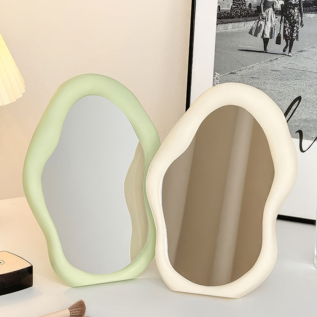 Irregular Glass Table Mirror