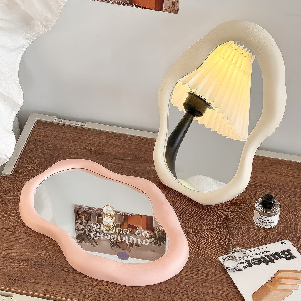 Irregular Glass Table Mirror