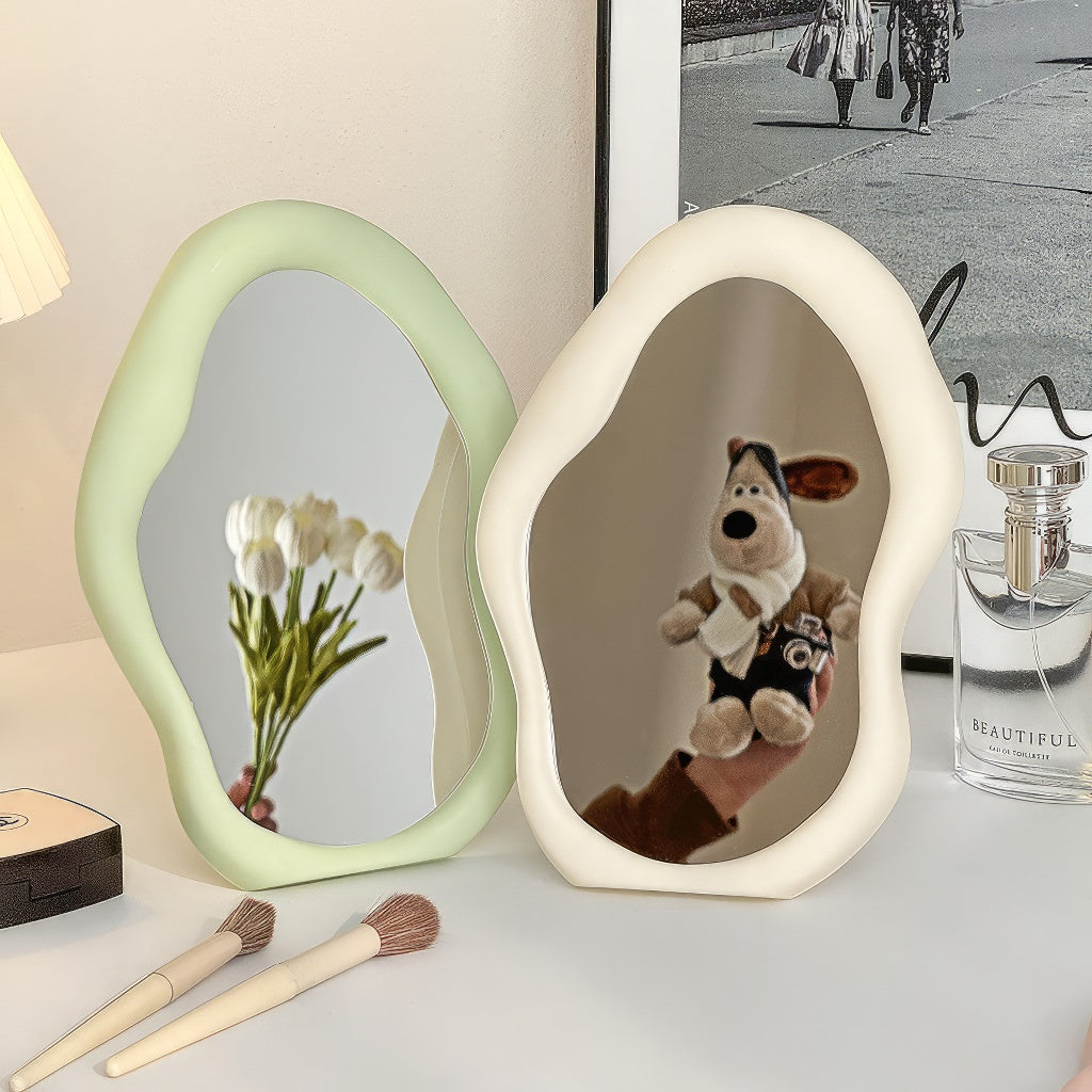 Irregular Glass Table Mirror