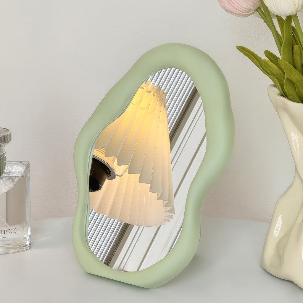 Irregular Glass Table Mirror