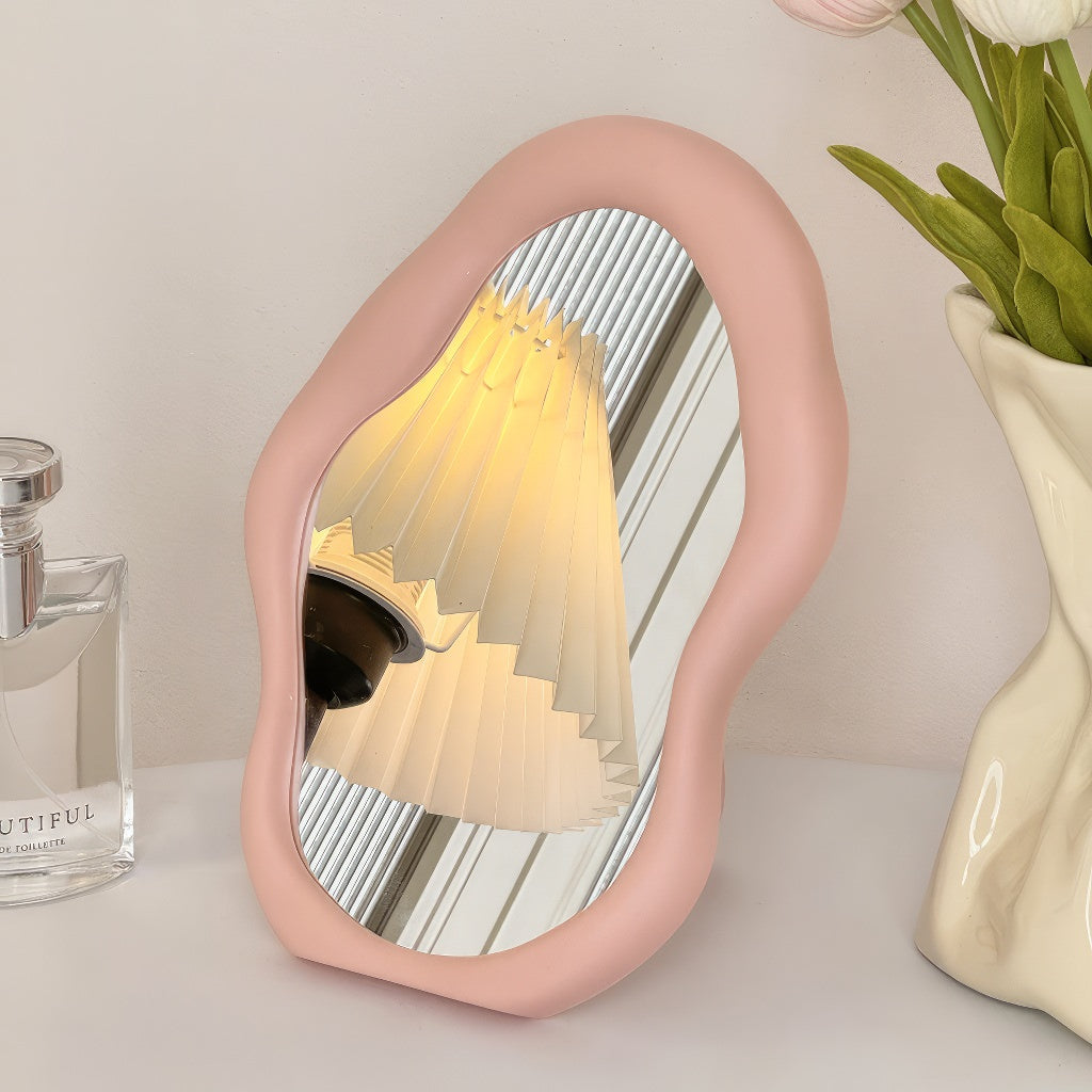 Irregular Glass Table Mirror