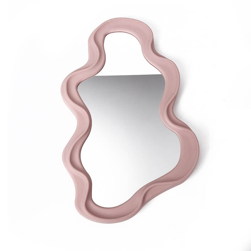 Wavy Frame Decorative Wall Mirror