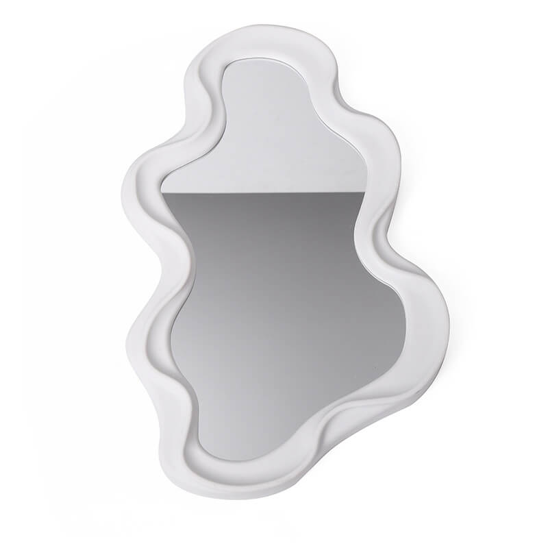 Wavy Frame Decorative Wall Mirror