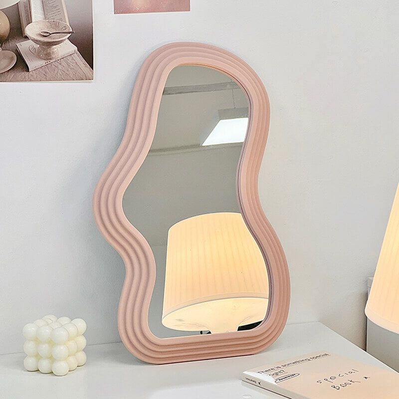 Wavy Frame Decorative Wall Mirror