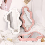 Wavy Frame Decorative Wall Mirror